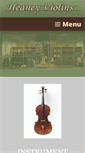 Mobile Screenshot of heaney-violins.com