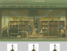 Tablet Screenshot of heaney-violins.com